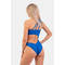КУПАЛЬНИК Nebbia ONE SHOULDER ASYMMETRICAL MONOKINI BLUE 459