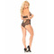 Боди сексуальное кружевное Leg Avenue 89241 черное, L
