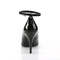 Туфлі Pleaser Vanity-431, 4 дюйми, чорні, з ремінцем на щиколотці