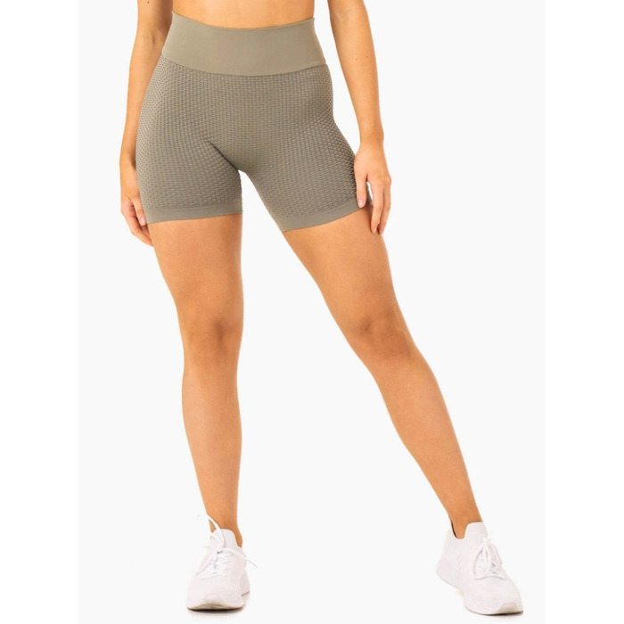 Шорты Honeycomb Scrunch Seamless Shorts - Khaki
