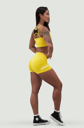 Шорти Nebbia High Waisted Shorts 5″ GYM HERO Yellow 582