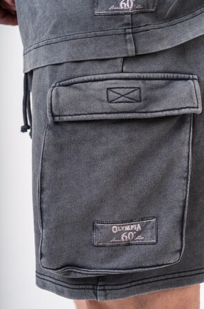 Шорти Nebbia Washed Loose Fit Cargo Shorts LEGACY Black 787