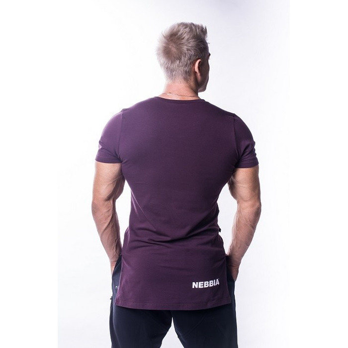 Спортивна футболка Nebbia ATHLETIC LOGO 730 bordo