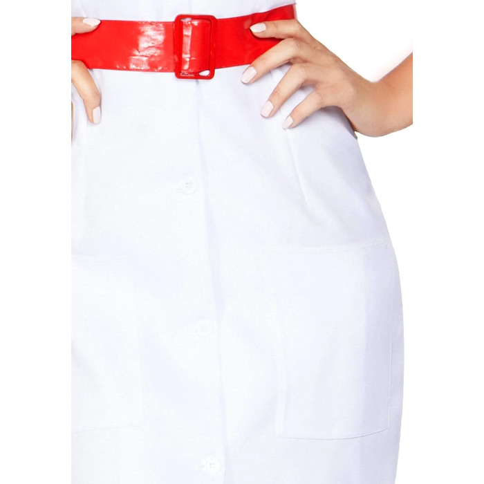 Костюм медсестри S Leg Avenue 2 предмети, біло-червоний