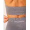 Топ Ryderwear Lift Rib Seamless Halter Sports Bra - Charcoal