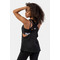 Майка Sleeveless Loose Cross Back Tank Top 'Feeling Good' Black 419