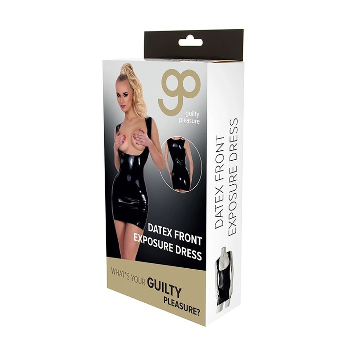 Платье с открытой грудью Guilty Pleasure Datex Front черное, S
