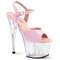 Босоніжки Pleaser Adore-709HT **7-дюймовий каблук, 2 3/4-дюймовий тонований ремінець на щиколотці з PF, ніжно-рожевий