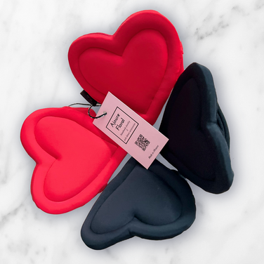 Наколінники сердечка чорний