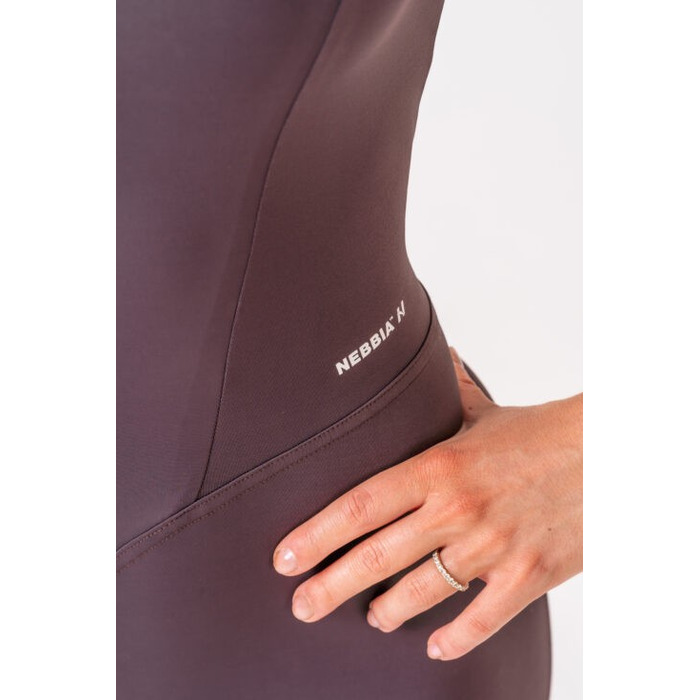 Комбінезон Nebbia Sculpting Flared Jumpsuit OWN THE GYM Brown 397