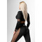 Топ BLACK TOP WITH TULLE ON SLEEVES