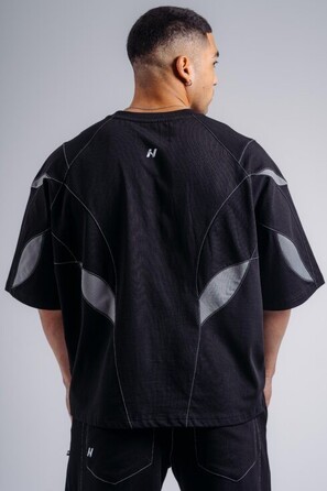 Футболка Nebbia Oversized Pump Cover T-Shirt PRIMAL Black 871