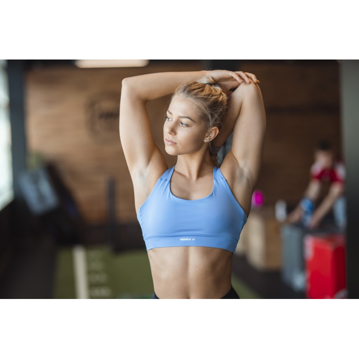 ТОП ACTIVE SPORTS BRA WITH MEDIUM IMPACT LIGHT BLUE 413