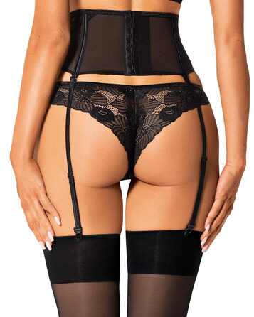 Пояс с подвязками Obsessive Serena Love garter belt XS/S