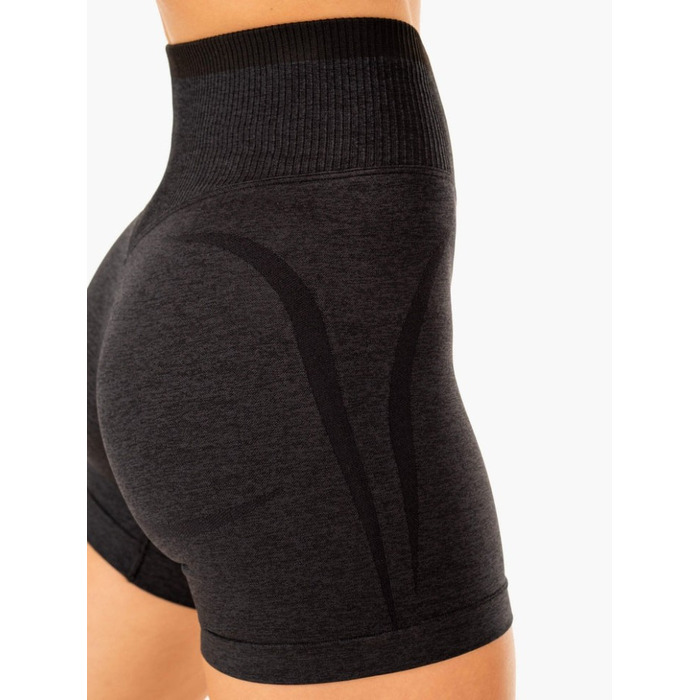Шорты Excel Seamless High Waisted Shorts - Black Marl