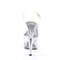 Босоножки Pleaser Adore-708, каблук 7 дюймов, ремешок на щиколотке шириной 2 3/4 дюйма, прозрачные