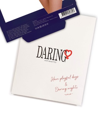 русики мереживні стрінги Daring Intimates Gina, червоний, S/M