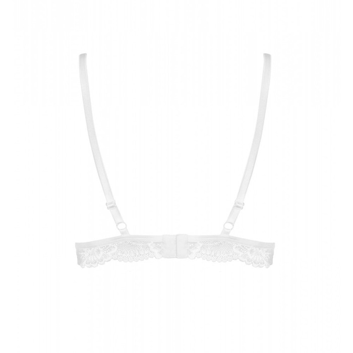 Бюстгальтер кружевной Obsessive 810 белый, размер L/XL