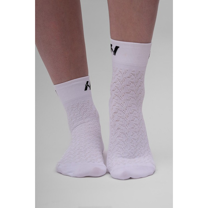 Носки NEBBIA 'HI-TECH' N-pattern Crew Socks White 130