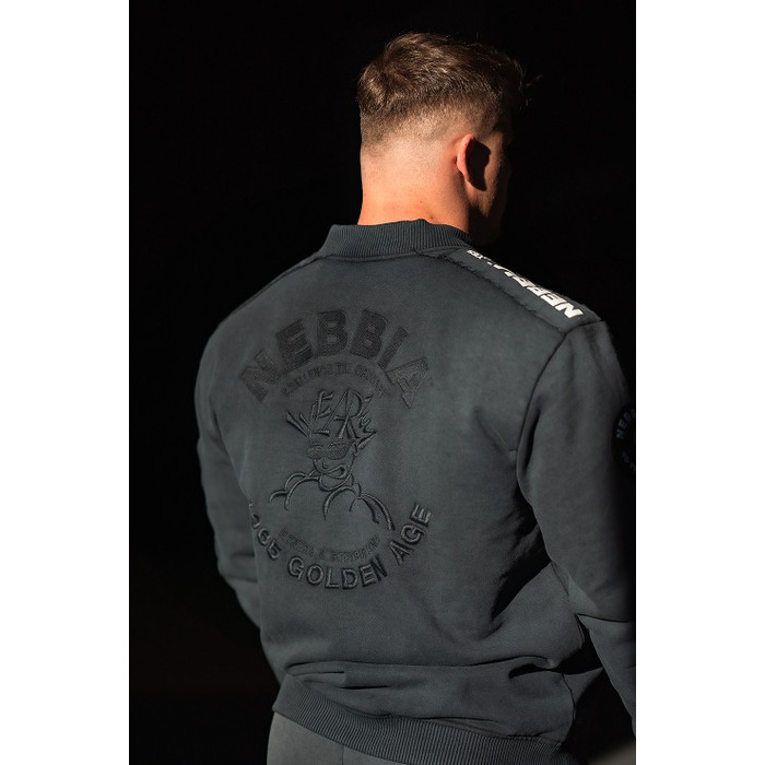 Бомбер Nebbia Washed Men's Bomber Jacket LEGEND Black 794