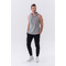 Майка Nebbia Fitness Tank top with a hoodie Light Grey 323