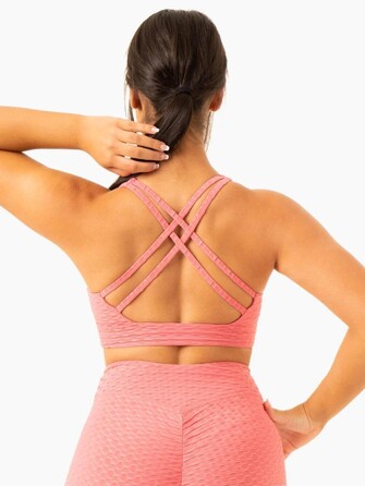 Топ Optic V-Neck Sports Bra - Lipstick Pink