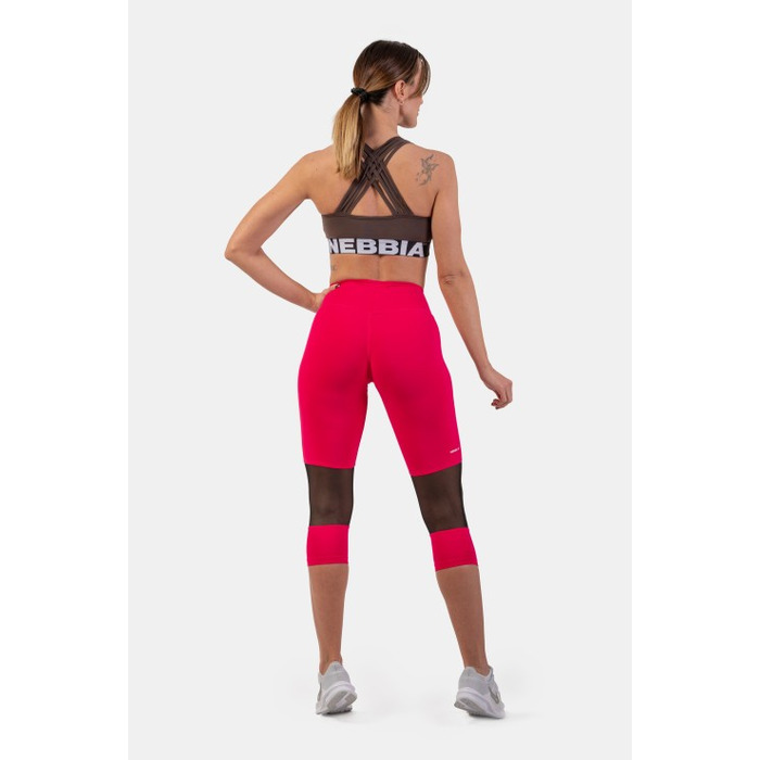 Легінси High-Waist ¾ Length Sporty Leggings 406 Pink