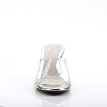 Шлёпанцы Belle-301, каблук 3 дюйма, мини-шлёпанец PF 1/8 дюйма, прозрачные