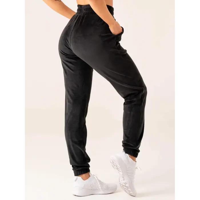 Брюки Ryderwear Velour Track Pant - Black