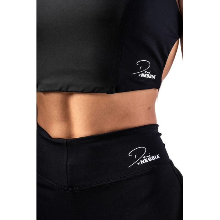 Топ Deni x NEBBIA Sports Crop Tank Black 309