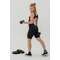Топ Nebbia Cropped tank top GYM THERAPY Black 618