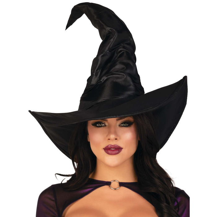 Большая шляпа ведьмы Leg Avenue Large Ruched Witch Hat O/S
