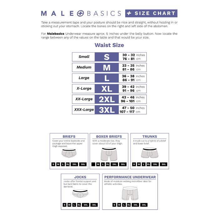 Трусы мужские с открытым доступом MaleBasics цветные, S