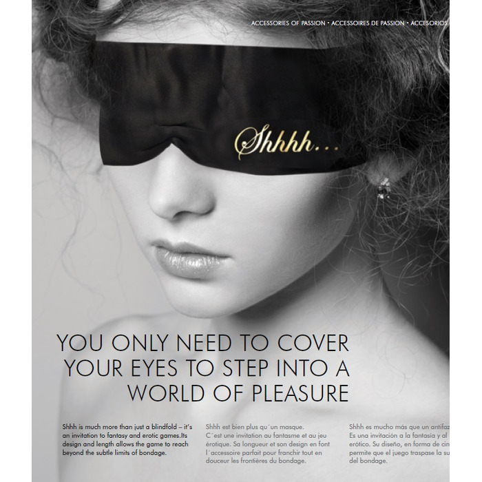 Пов'язка-стрічка із сатину 2-в-1 Bijoux Indiscrets