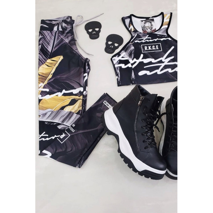 Топ Rock Code Top Cropped Handwrite