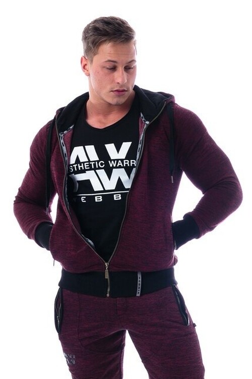 Спортивна кофта NEBBIA AW Bordeaux 109