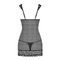Пеньюар Obsessive 857-CHE-1 chemise S\M Чорний