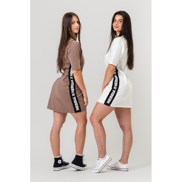 Плаття Oversized T-Shirt Dress NEBBIA CLUB Brown 594