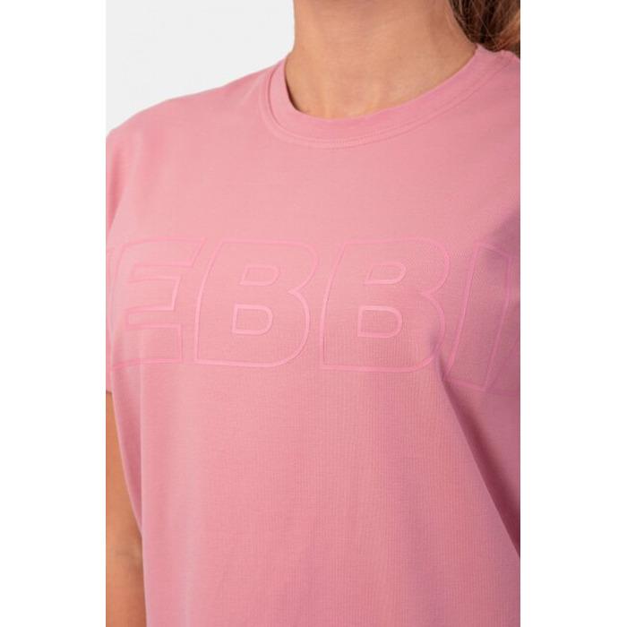 ФУТБОЛКА INVISIBLE LOGO NEBBIA T-SHIRT 602 Rose Roze