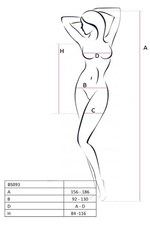 Сукня велика сітка з глибоким декольте та довгими рукавами BS093 чорний