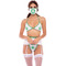 Комплект медсестры SWEET MARY JANE 4PC SET WHITE, OS