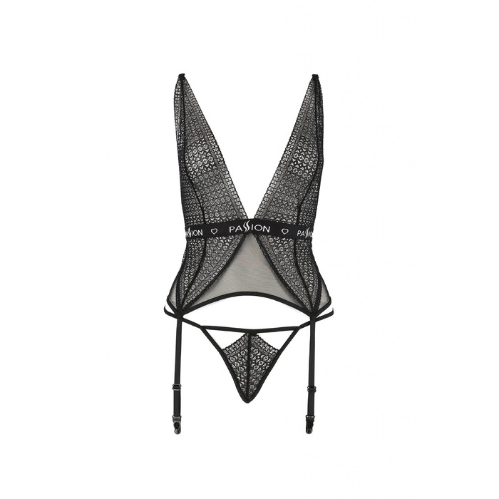 Корсет MIRAJANE CORSET black S/M - Passion