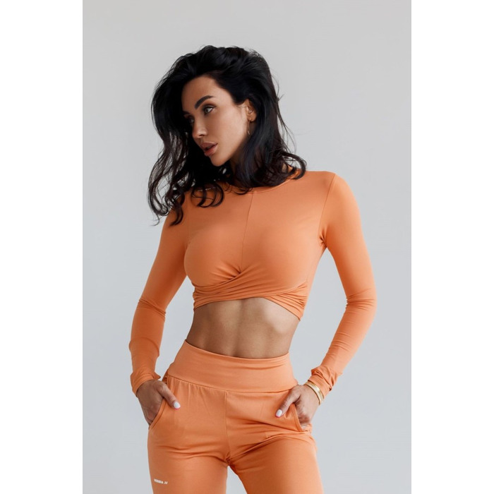 Штани Shiny Slim Fit Leggings Pants SLEEK Orange 482
