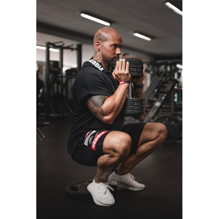 Безрукавка Nebbia NO LIMITS Rag Top with a Hoodie Black 175