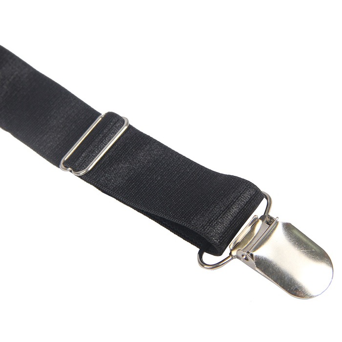 Сукня-костюм Star Night із застібками-блискавками та пажами для панчох, чорний, 5XL (без коробки)