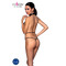 Боді з високим коміром Passion JANNIES, чорний, S/M