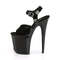 Босоніжки Pleaser Flamingo-808N на підборах 8 дюймів, босоніжки з ремінцем на щиколотці 4 дюйми, чорні
