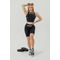 Топ Nebbia Cropped tank top GYM THERAPY Black 618
