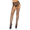 Сітчасті панчохи з поясом для панчіх Leg Avenue Net garterbelt stockings O/S