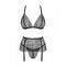 Комплект Obsessive Chiccanta 3 pcs set black S/M
